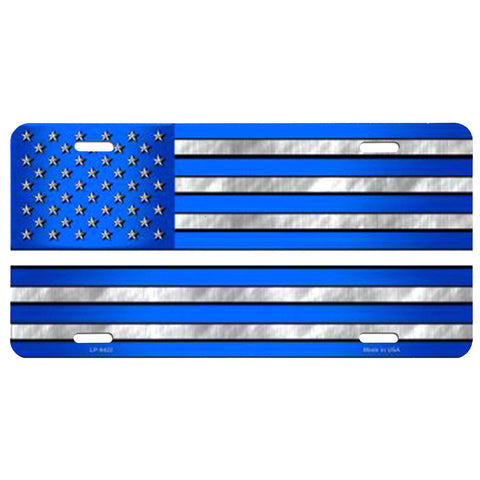 EMS American Flag License Plate