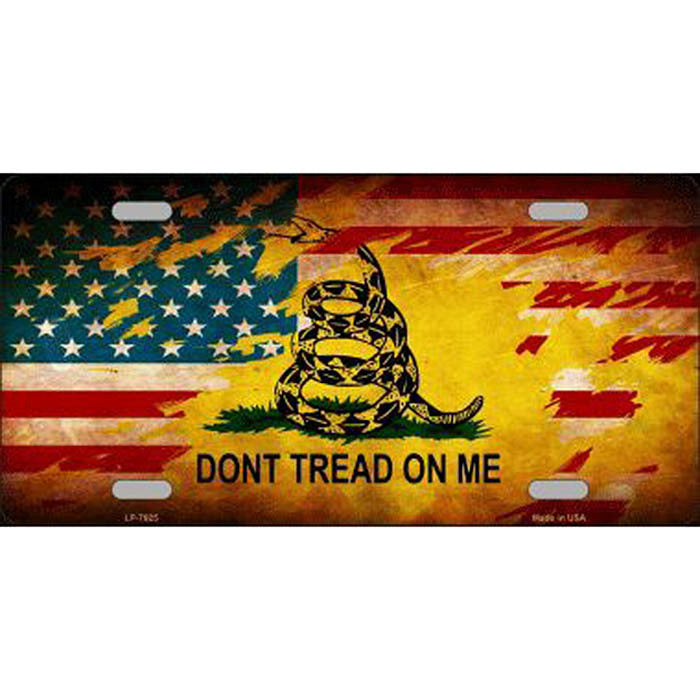 Don't Tread On Me License Plate