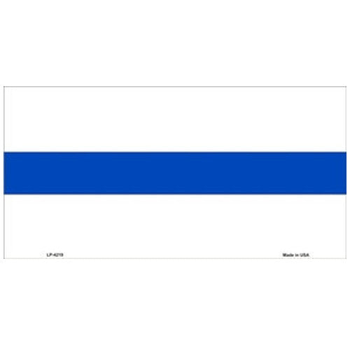 Thin Blue Line Plate