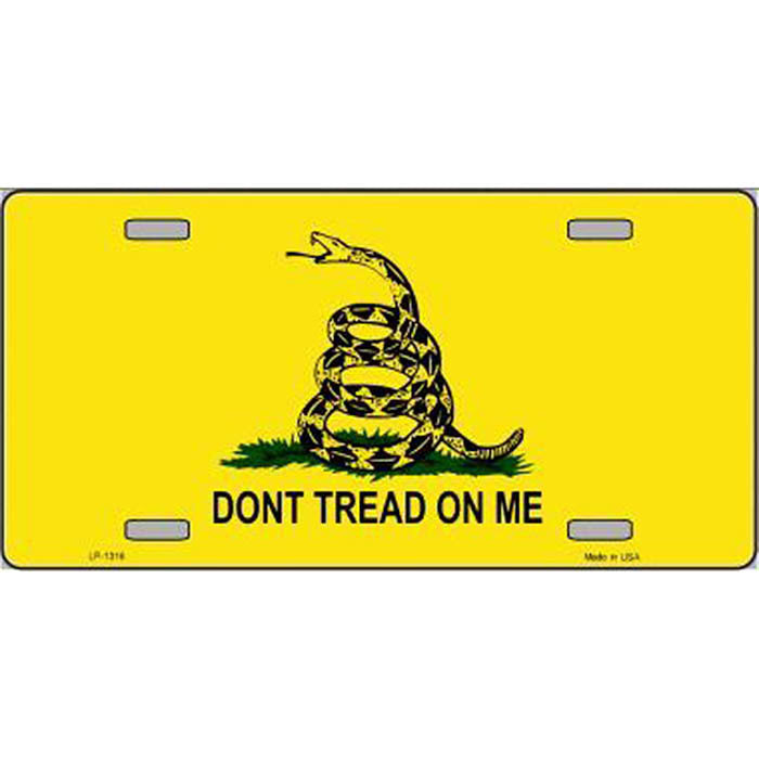 Don't Tread On Me License Plate