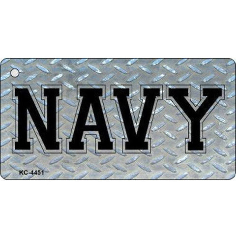 Key Chain US Navy Military Printed Texture Metal Design