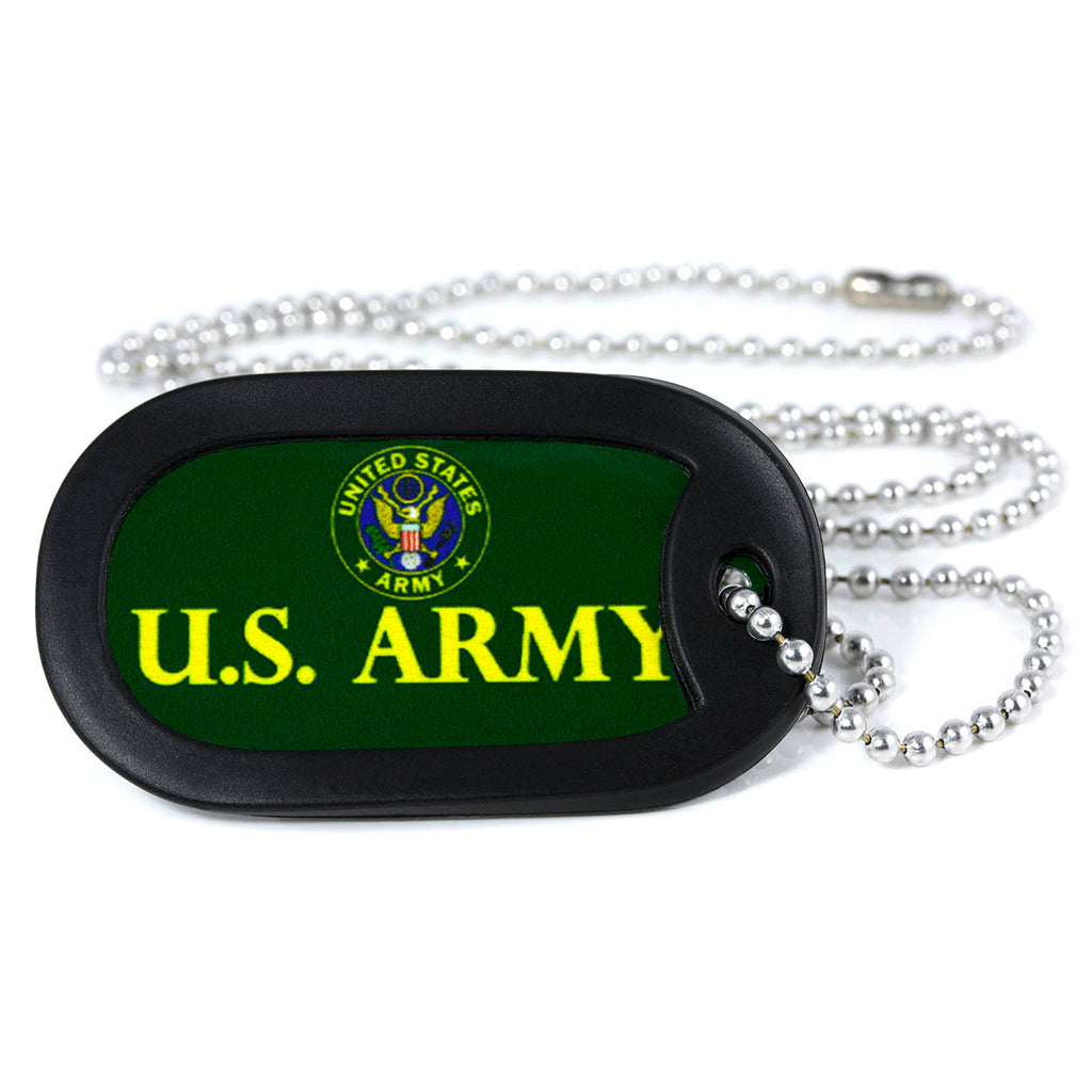 Army Metal Dog Tag Necklace – Honor Valor