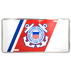 US Coast Guard Metal License Plate