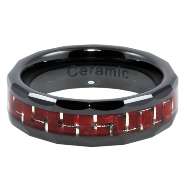 Thin Red Line Ring