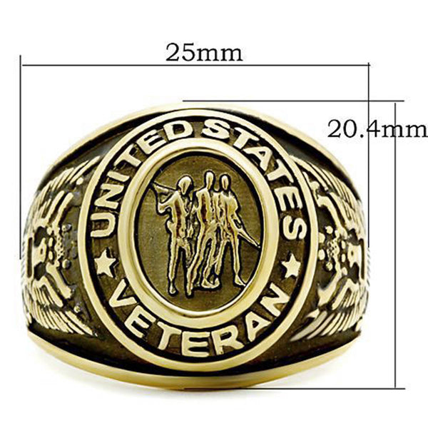 Ring Gold US Veterans