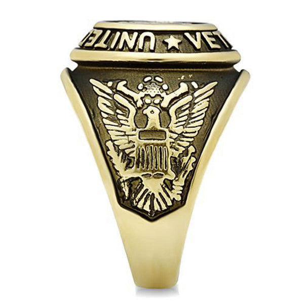 Gold US Veterans Ring