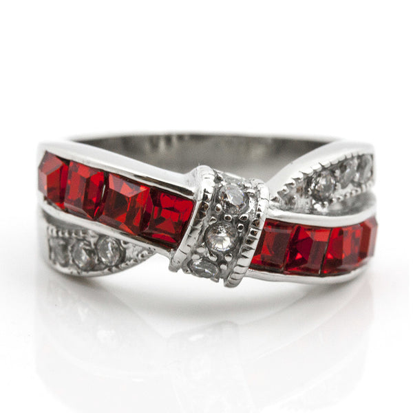 Thin Red Line Ring