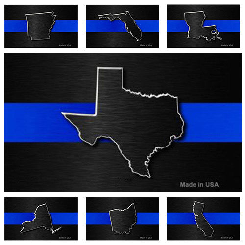 Thin Blue Line State Magnets