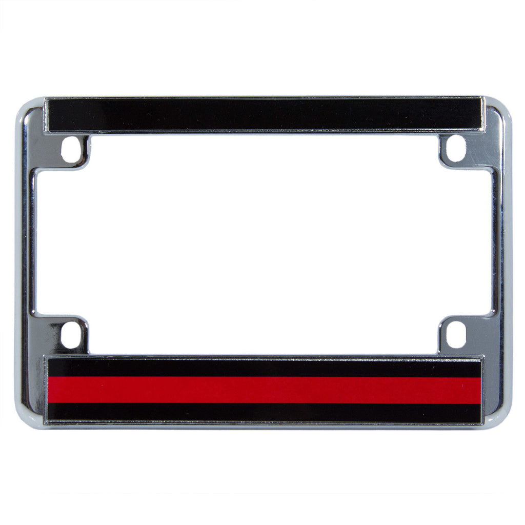 Thin red line motorcycle frame
