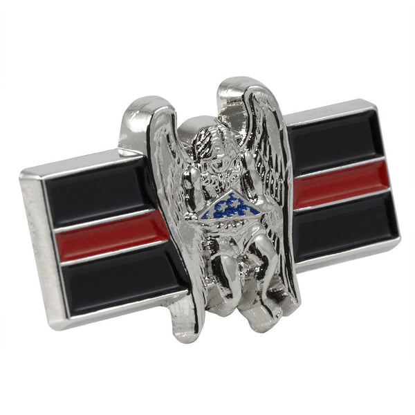 Thin Red Line Firefighter Memorial Pin