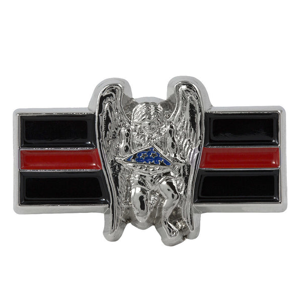Thin Red Line Firefighter Memorial Pin