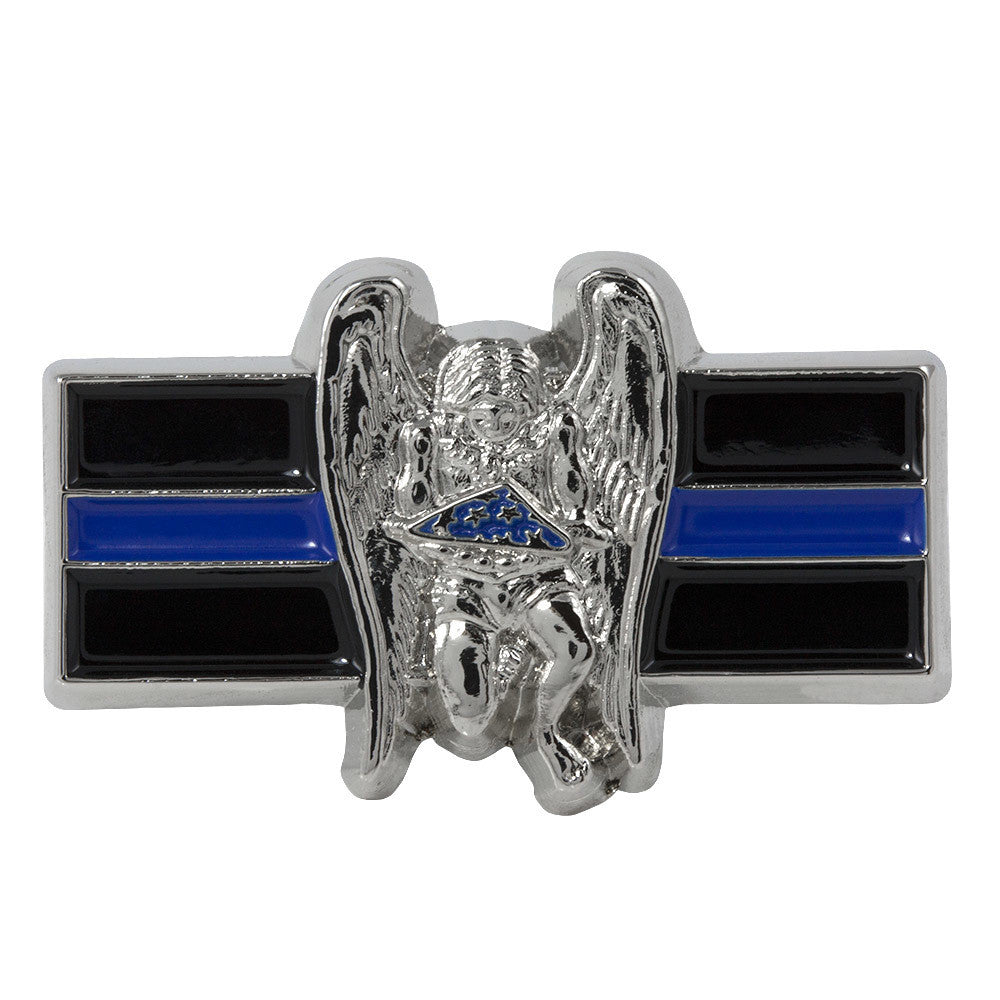 Thin Blue Line LEO Memorial Pin