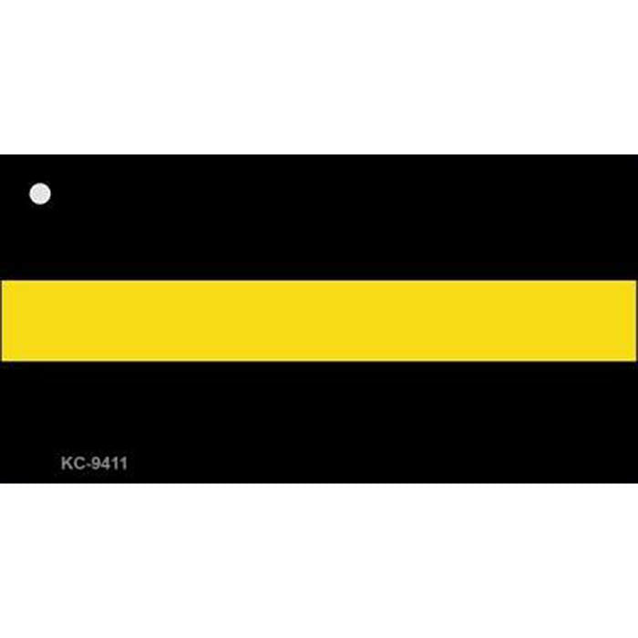 Thin Gold Line Metal Key Chain