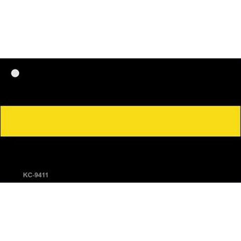 Thin Gold Line Metal Key Chain