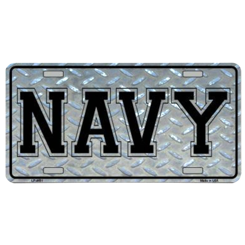 Navy Vanity Plate