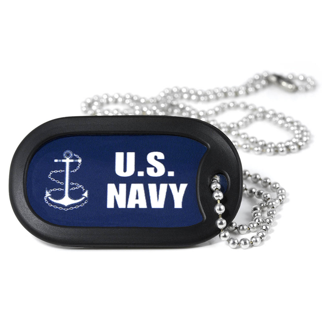 U.S. Navy Metal Dog Tag Necklace