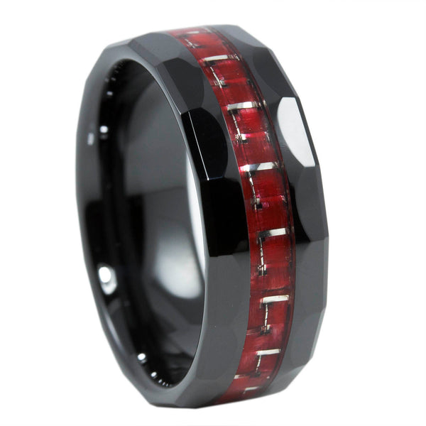 Thin Red Line Ring