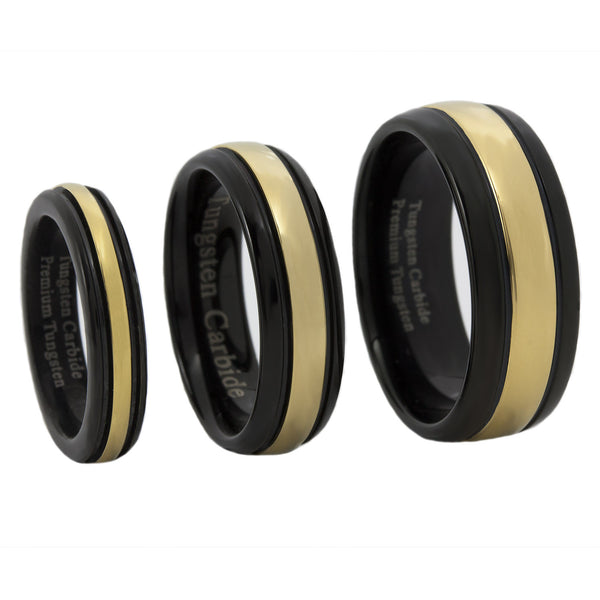 Thin Gold Line Rings 4mm, 6mm, 8mm
