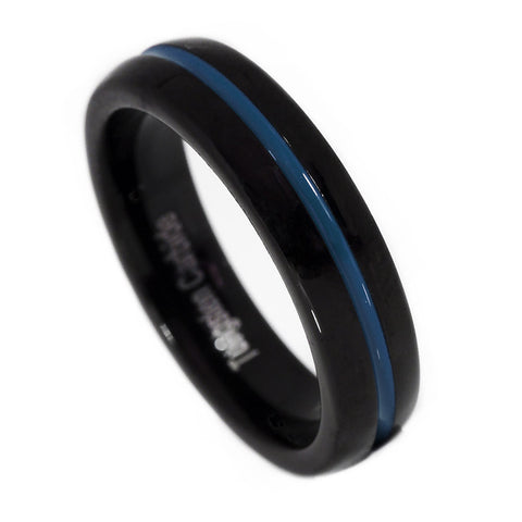 Thin Blue Line 5mm Ring