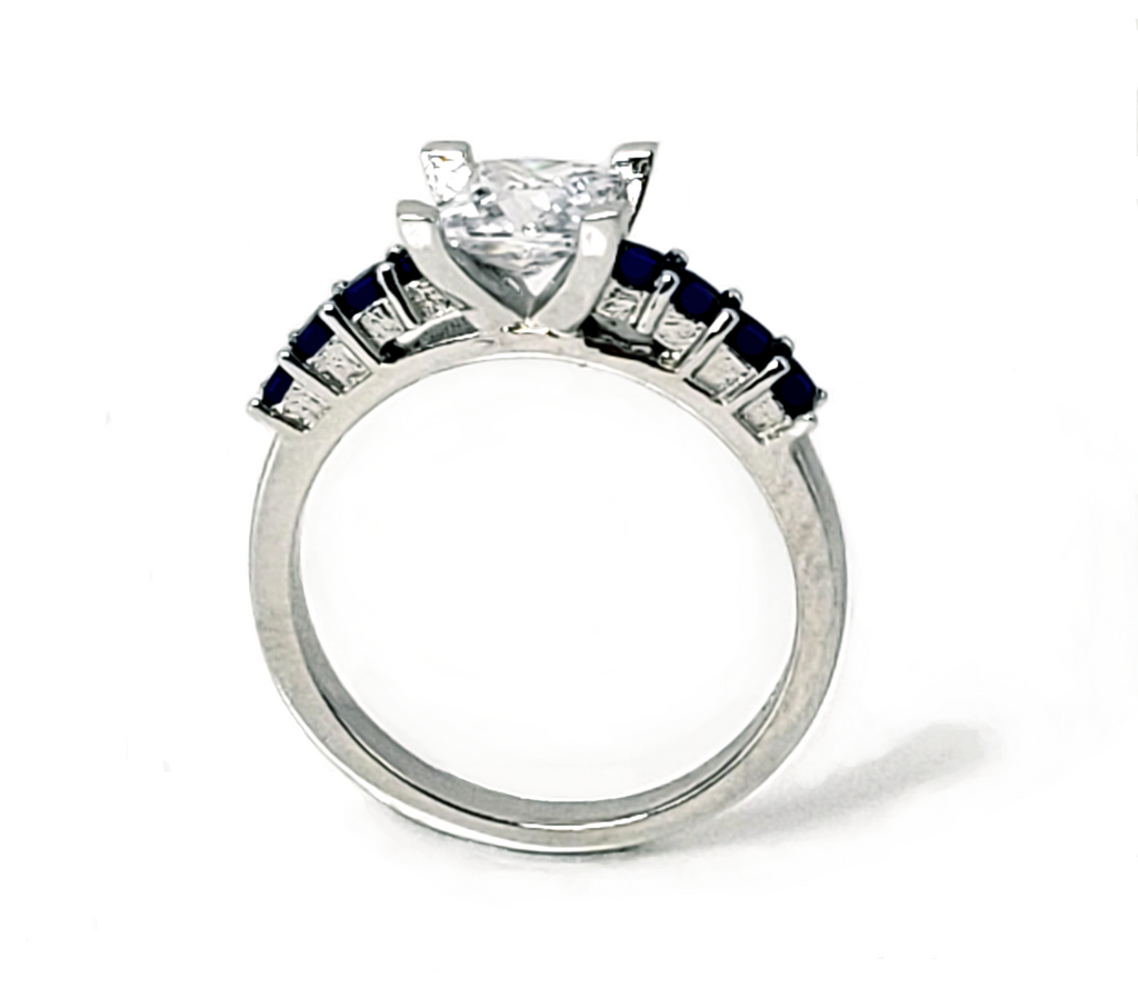 Thin blue line claddagh 2025 ring