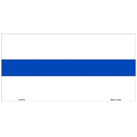 Thin Blue Line Plate