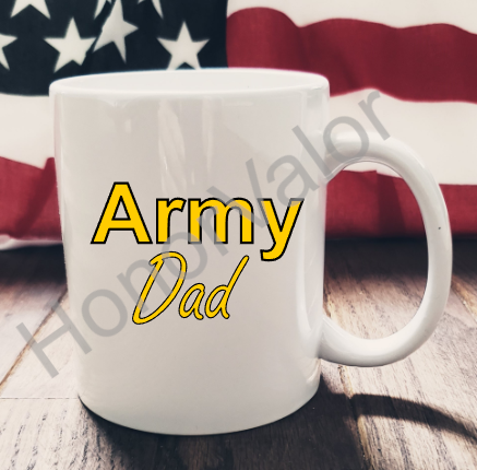 Army Hero Ceramic Mug Custom Personalized Coffee Mug Gift for Family of Hero
