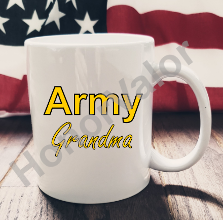 Army Hero Ceramic Mug Custom Personalized Coffee Mug Gift for Family of Hero