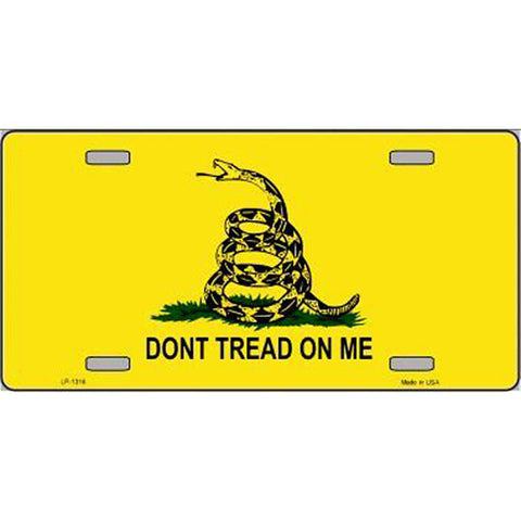 Don't Tread On Me License Plate